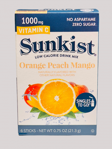 Sunkist Singles to Go - Orange Peach Mango